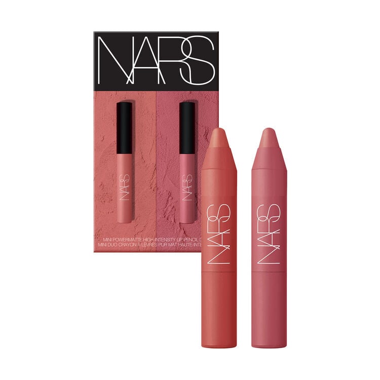 Mini Powermatte High-Intensity Lip Pencil Duo, Dolce Vita / Take Me Home Display zoomed image number 1: Mini Powermatte High-Intensity Lip Pencil Duo, Dolce Vita / Take Me Home
