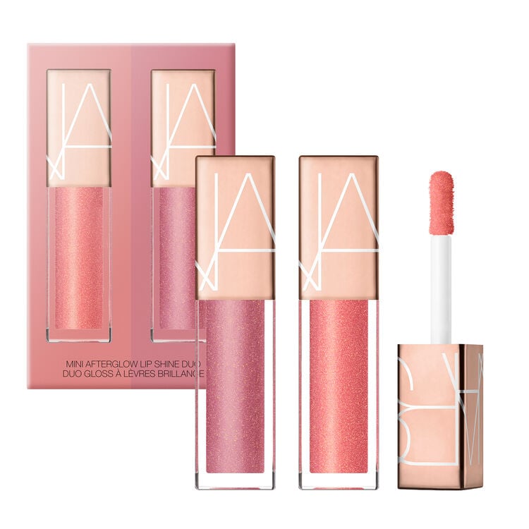 Mini Afterglow Lip Shine Duo Display zoomed image number 1: Mini Afterglow Lip Shine Duo,