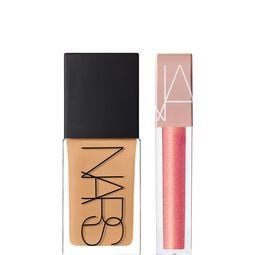 Ensemble de fond de teint Light Reflecting et huile pour les lèvres Afterglow, Ensemble de fond de teint Light Reflecting et huile pour les lèvres Afterglow,