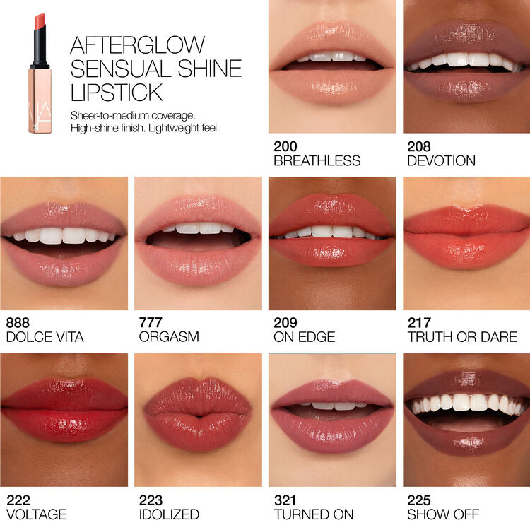 Afterglow Sensual Shine Hydrating Lipstick | NARS
